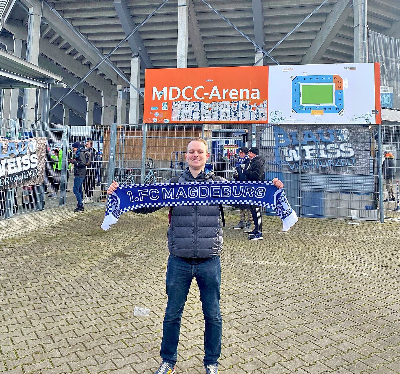 1. FC Magdeburg: FCM-Fan: Ein Engländer Mit Blau-weißem Herz