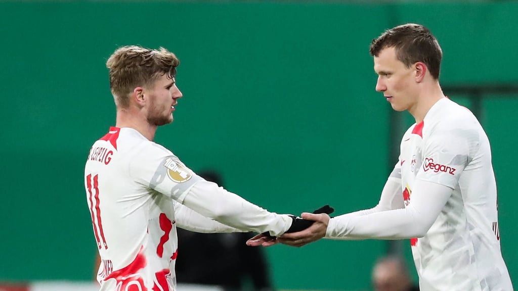 Müssen passen: Lukas Klostermann und Timo Werner.