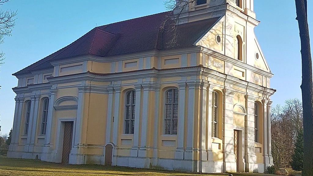 Die Barock-Kirche von Karow.