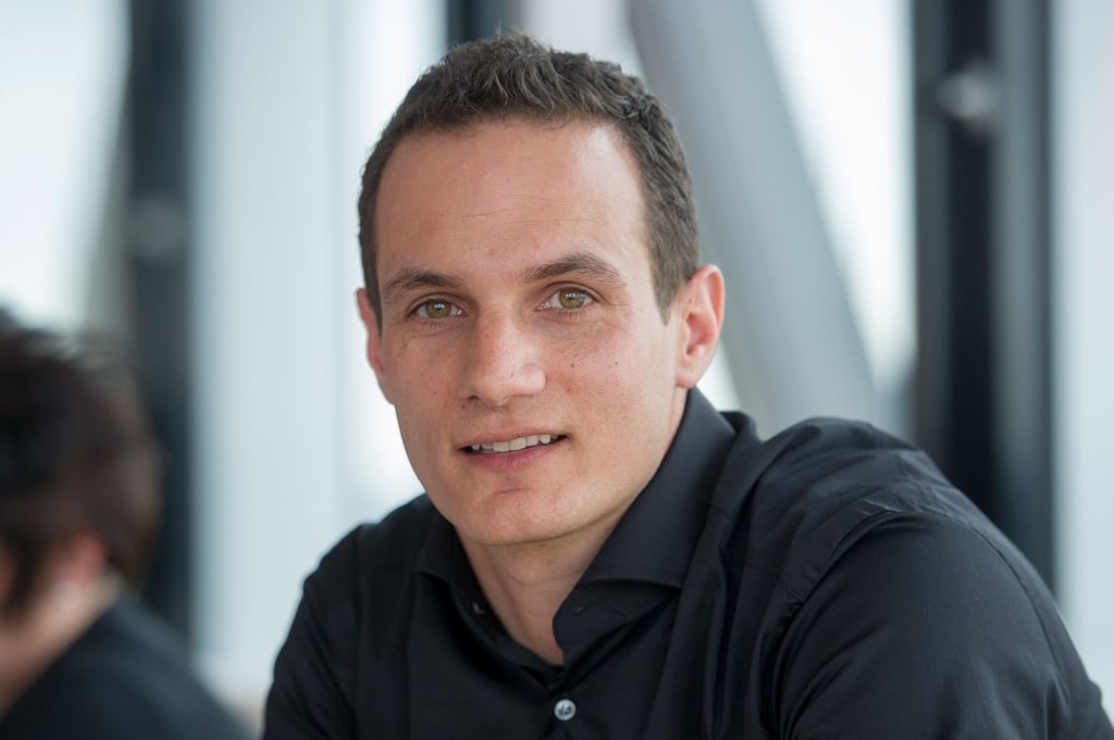 Der Sportmoderator und frühere deutsche Motorrad-Rennfahrer Alex Hofmann.