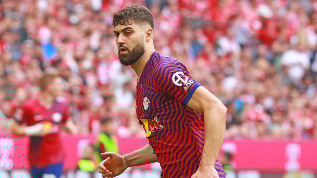 Josko Gvardiol im Spiel gegen den FC Bayern.