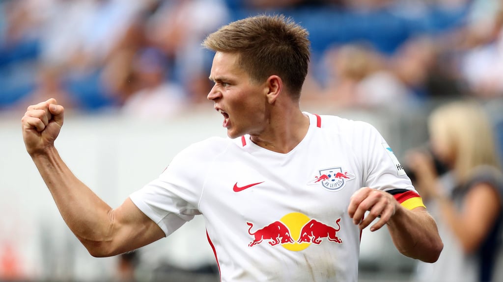 Dominik Kaiser mit Kapitänsbinde.