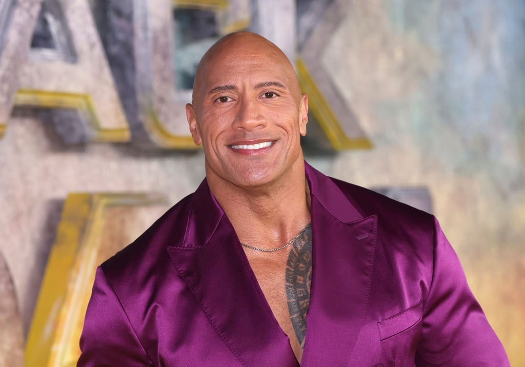 Stolzer Papa: Dwayne „The Rock“ Johnson.