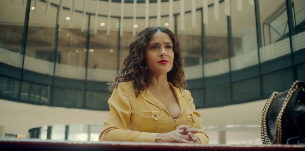 Salma Hayek in einer Szene der 6. Staffel der dystopischen Anthologie-Serie „Black Mirror“.