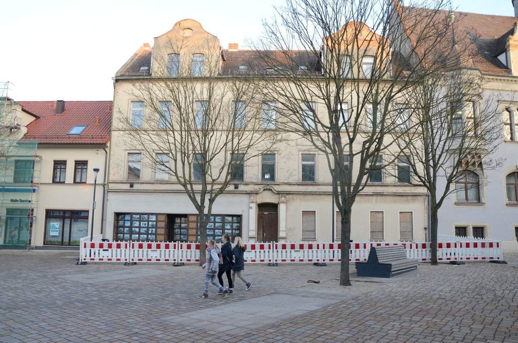Das Haus Markt 2 vor dem Abriss. Wie soll der neue Anbau aussehen?