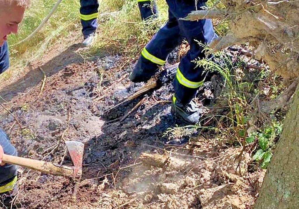 Bei Bränden in Wald und Flur kommen Spezialäxte zum Einsatz.