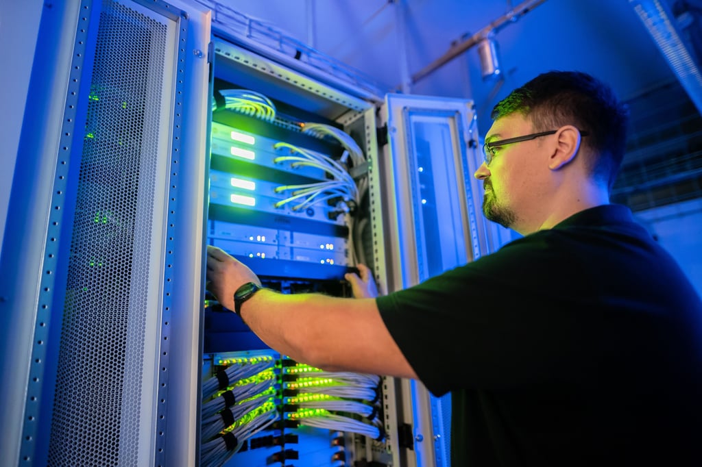 Envia-Tel betreibt auch sogenannte Data-Center, in den Firmen ihre Server betreiben können.