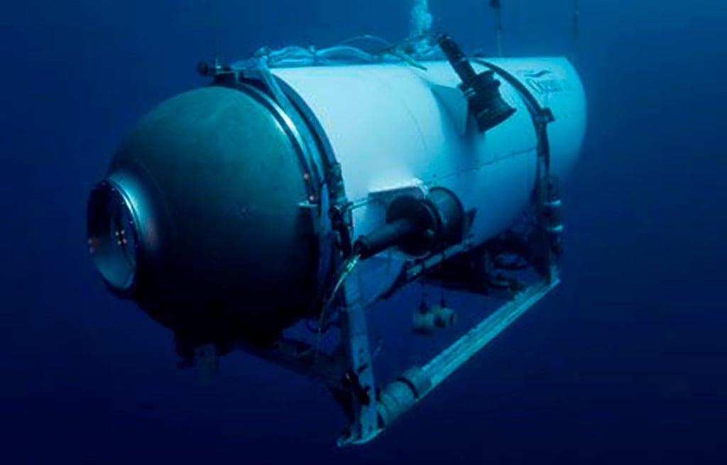 Das „Titan“-Tauchboot des Unternehmens Oceangate Expeditions.