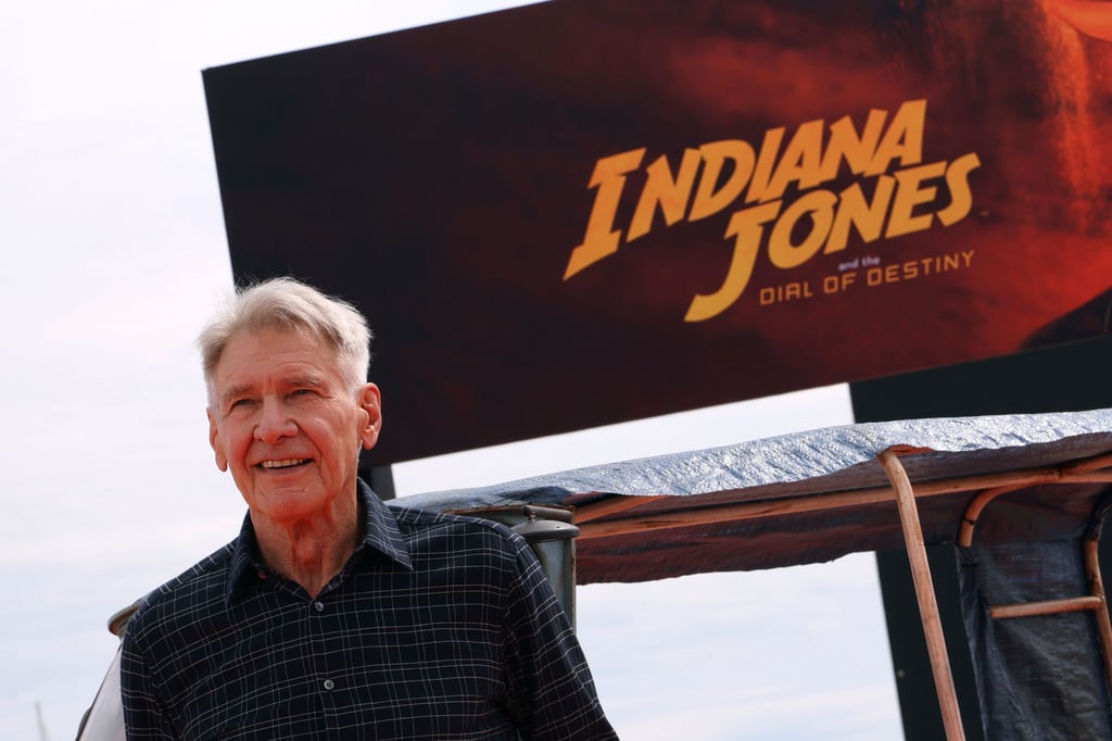 Harrison Ford stellt „Indiana Jones und das Rad des Schicksals“ in Cannes vor.