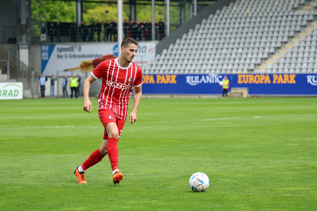 Wird wohl künftig das Trikot des 1. FC Magdeburg tragen: Andi Hoti lief in der vergangenen Saison leihweise für die zweite Mansnchaft des SC Freiburg auf. Unter Vertrag steht er bei Inter Mailand.