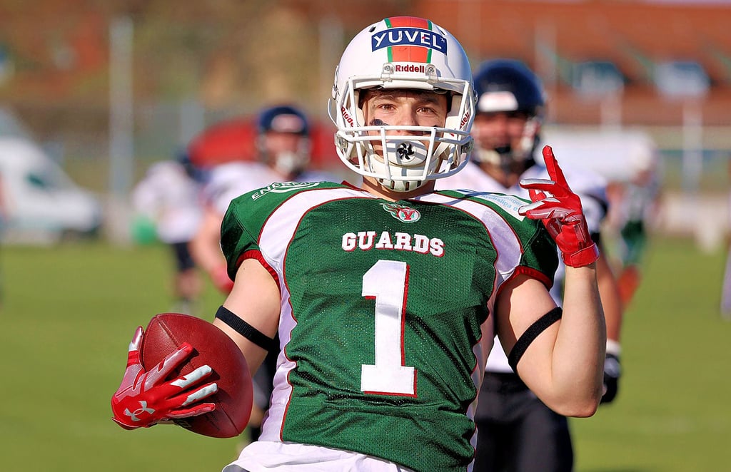 Glänzte für die Virgin Guards jüngst gegen Tabellenführer Cottbus mit zwei Touchdowns: Wide Receiver Gabriel Richter.