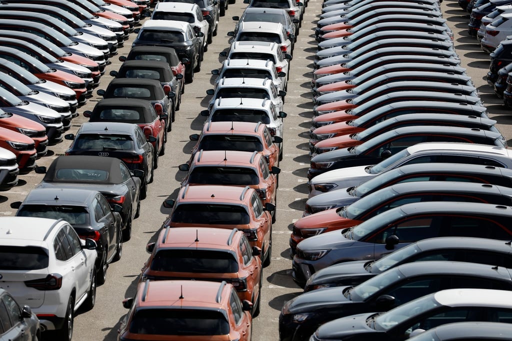 Eine Autovermietung auf Mallorca.