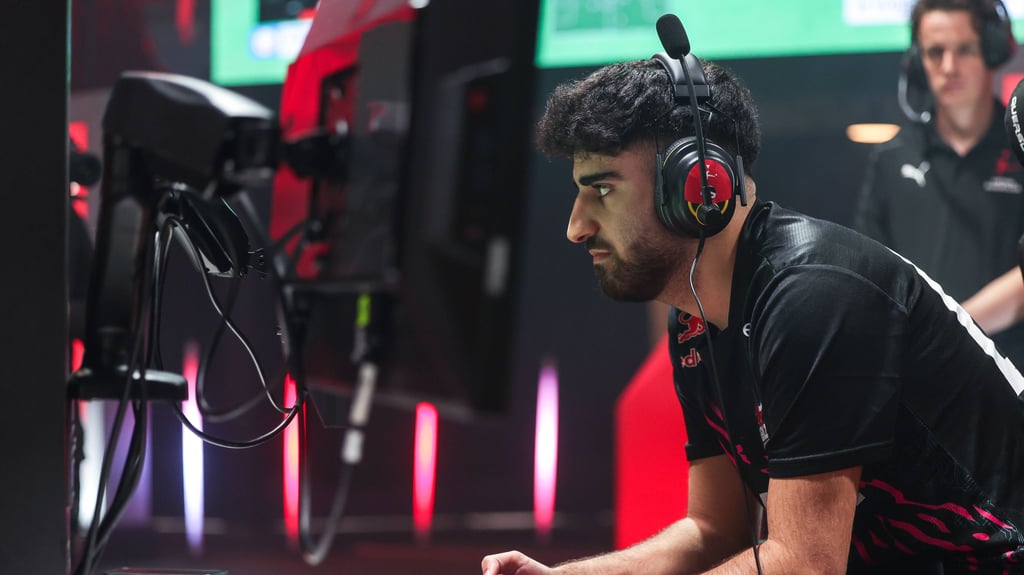 RB-Spieler Umut Gültekin an der Konsole: Es reichte nicht für die Qualifikation zur WM-Titelverteidigung