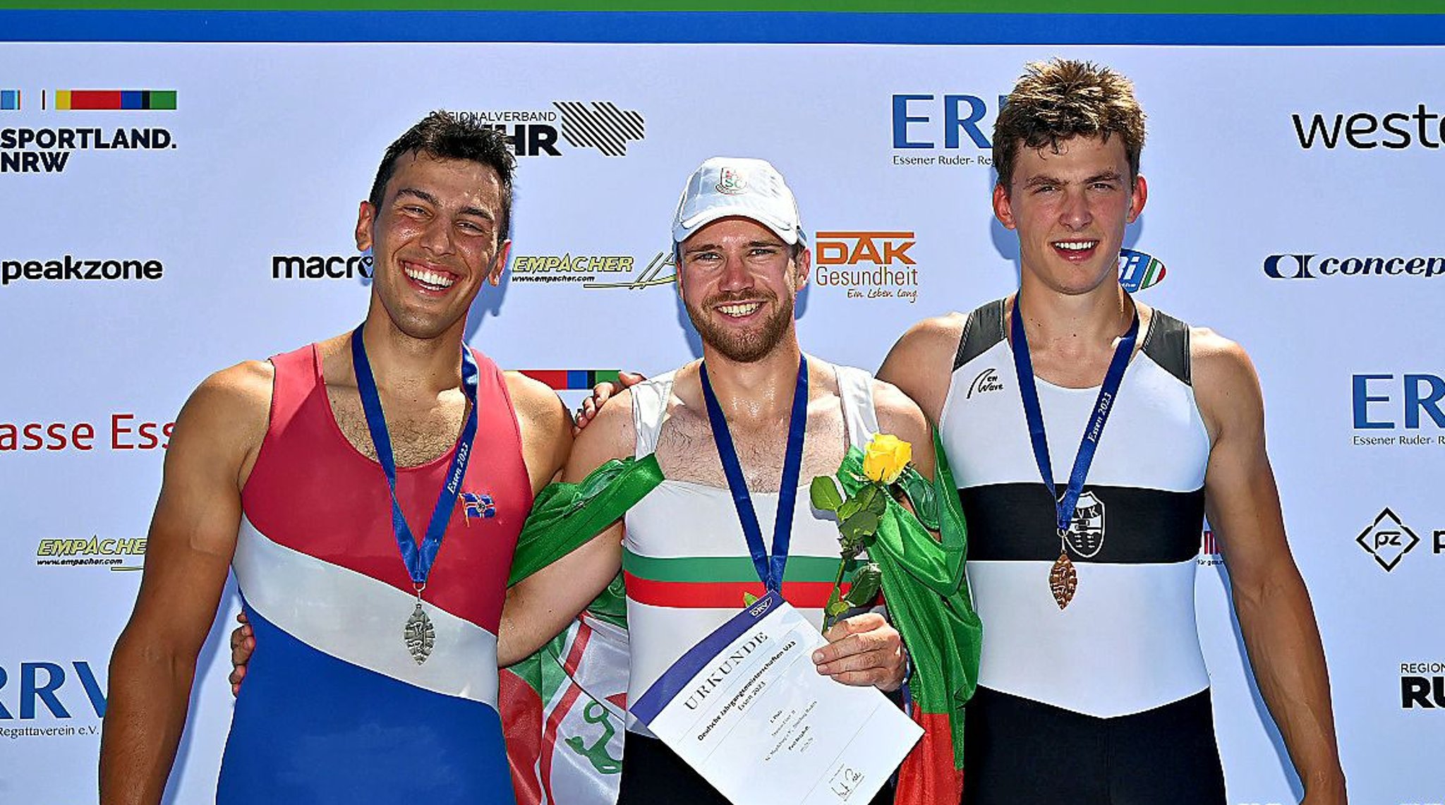 Rudern Paul Berghoff vom SCM ist nicht zu fassen und löst dasTicket