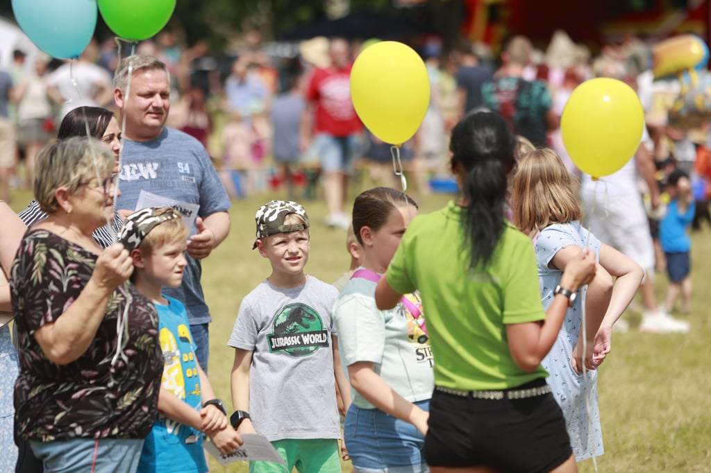 Das Löwenstarke Blankenburger Kinderfest lockte wieder Hunderte Familien in den Thiepark.