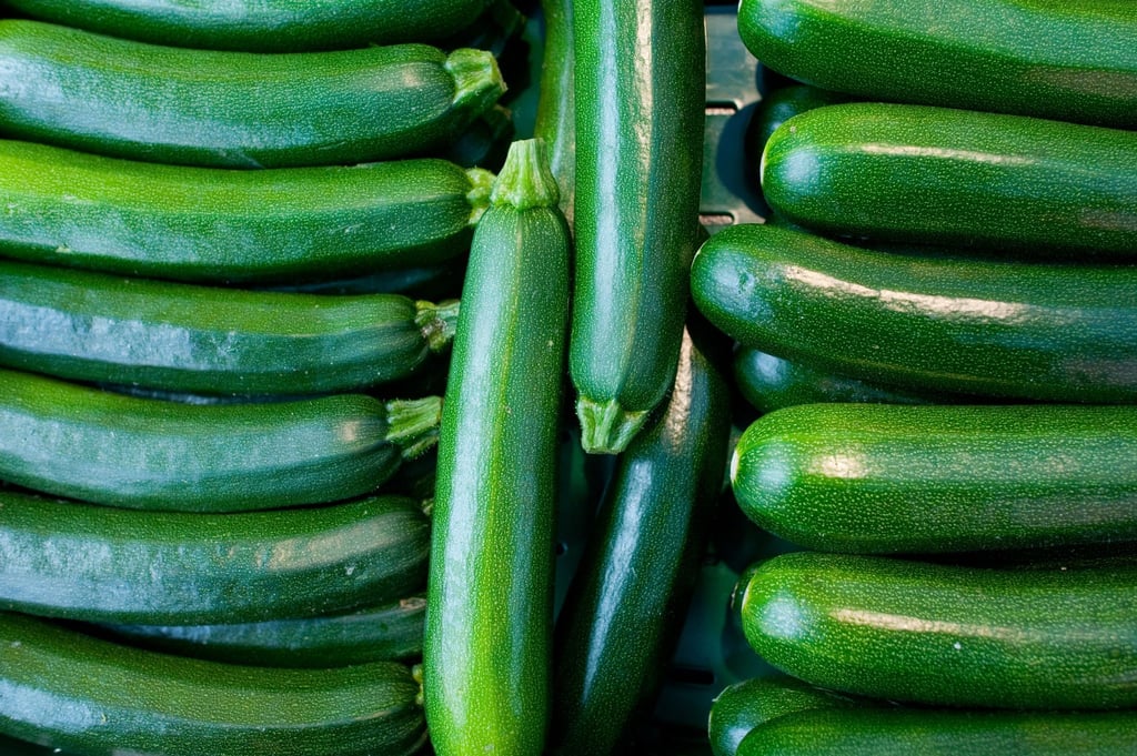 Und bitte nicht zu spät ernten: Bei einer Länge von rund 15 Zentimetern haben Zucchini das beste Aroma.
