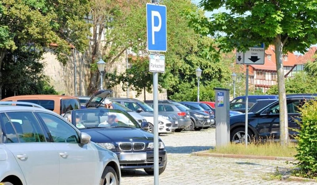 Der Parkplatz Carl-Ritter-Straße gilt als erste Anlaufstelle für Touristen in Quedlinburg.