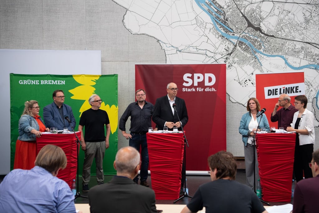 Vorstellung des neu ausgehandelten Koalitionsvertrags.