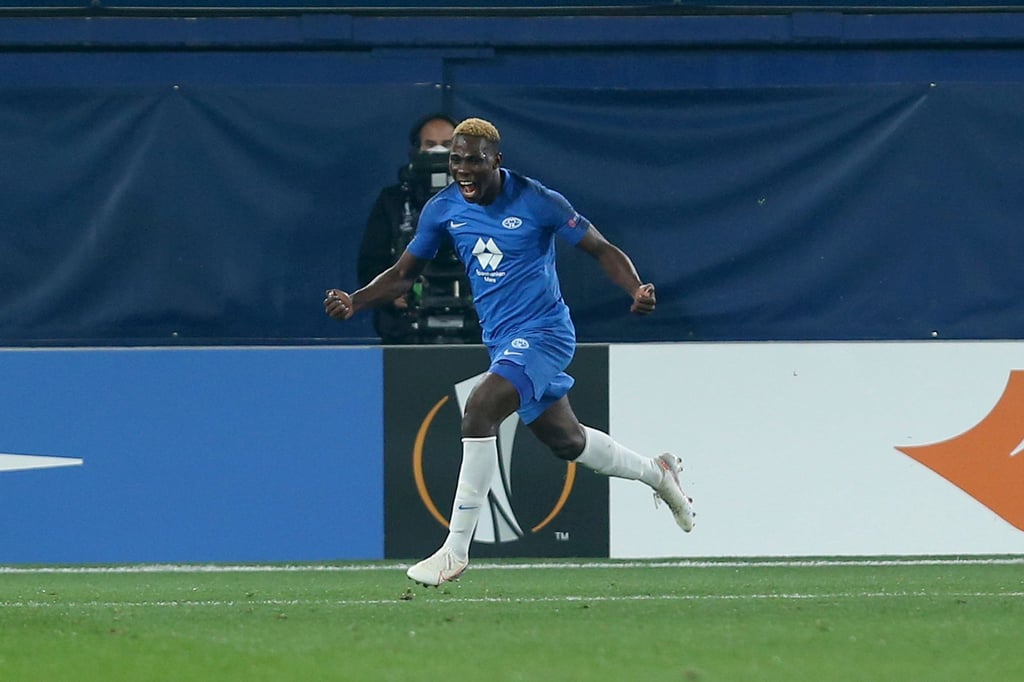 Moldes David Datro Fofana bejubelt sein Tor.