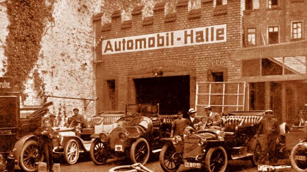 Als hätte es Firmengründer Ernst Schoemperlen gewusst: Halle steht aber nicht für die Stadt Halle, sondern war 1908 die Werkstatt in Karlsruhe.
