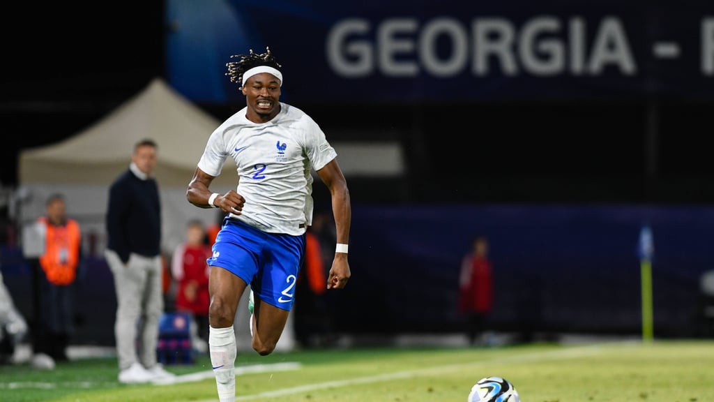 Mohamed Simakan kam mit Frankreich zu einem 4:1 gegen die Schweiz.