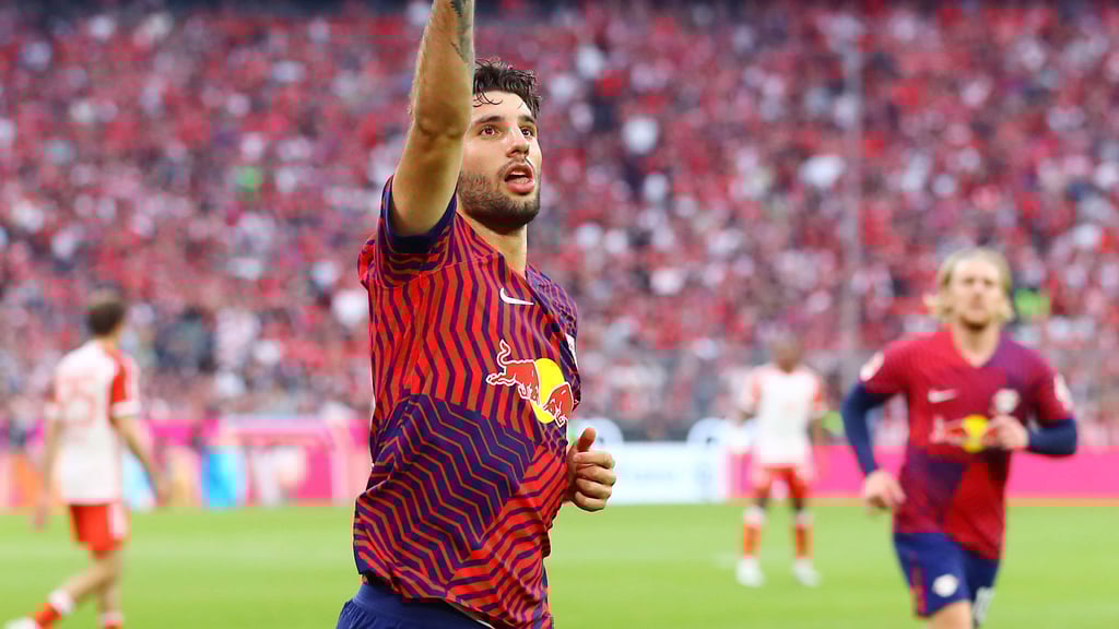 Dominik Szoboszlai im Spiel gegen den FC Bayern.