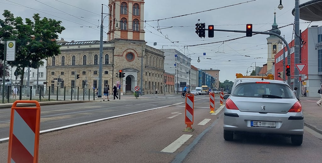 Die Zufahrt zur Kavalierstraße ist gesperrt.
