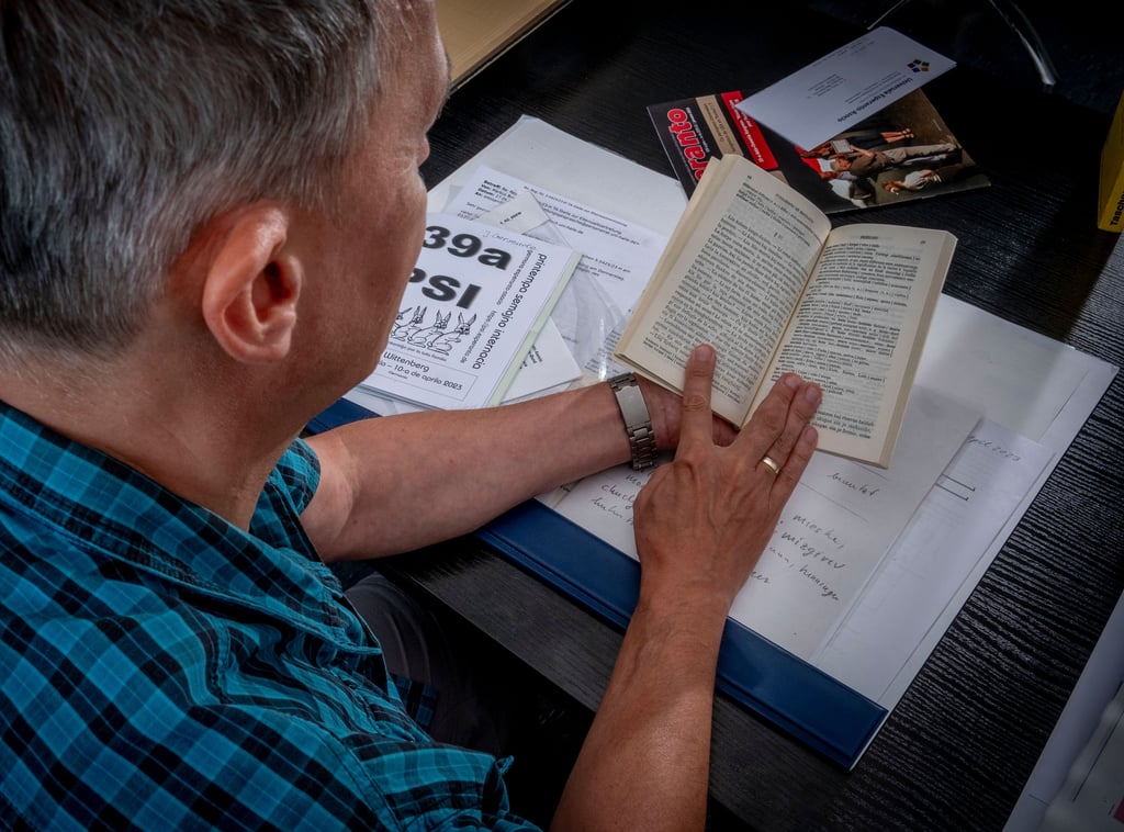 Esperanto: Heute hat Jörg Gersonde Kontakt zu Esperantisten auf der ganzen Welt.