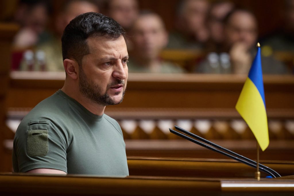 „Die Ukraine hat Einfluss auf die Stärke Europas. Das ist ein Fakt“, sagt der ukrainische Präsident Wolodymyr Selenskyj.