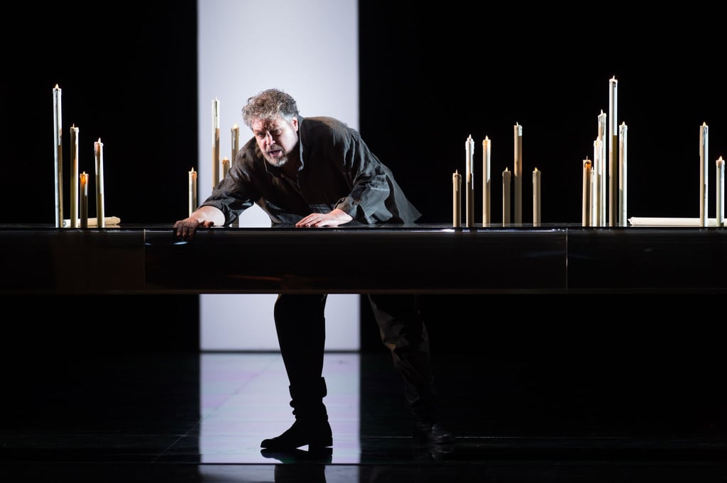 Stephen Gould 2017 als Otello im „Otello“ von Giuseppe Verdi an der Semperoper in Dresden.