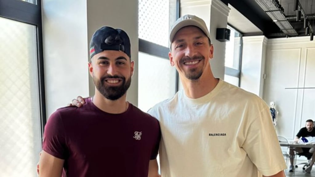 Treff der Generationen: Josko Gvardiol und Zlatan Ibrahimovic.