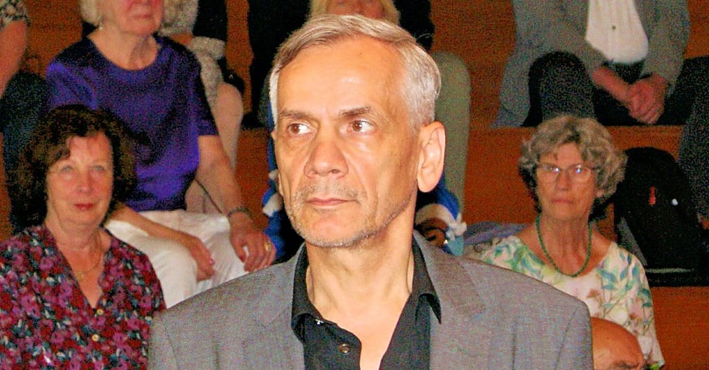 Schriftsteller Lutz Seiler gestern bei der Verleihung des Literaturpreises der Adenauer-Stiftung im Musikgymnasium Schloss Belvedere. Uwe Kreißig