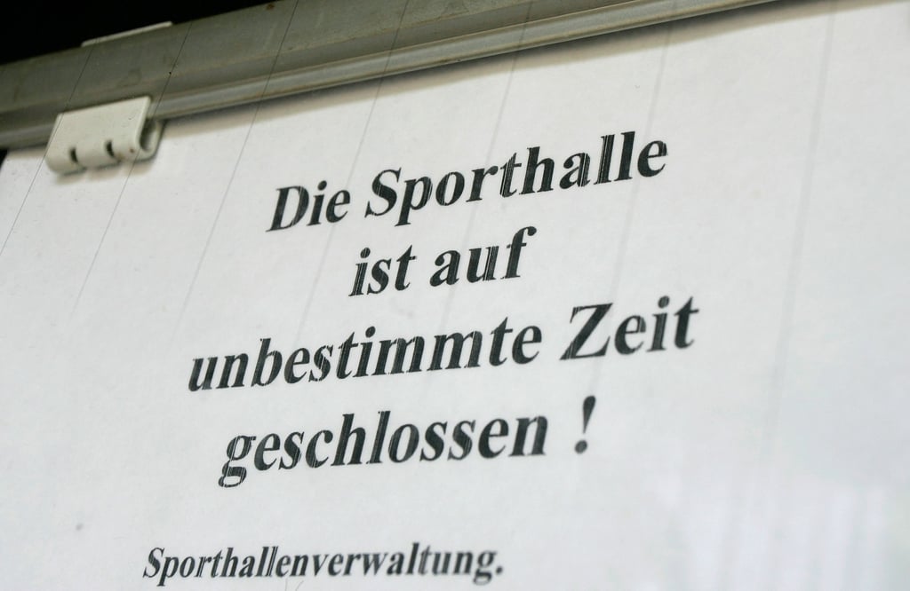 In Sachsen-Anhalt machen viele Sporthallen Probleme.
