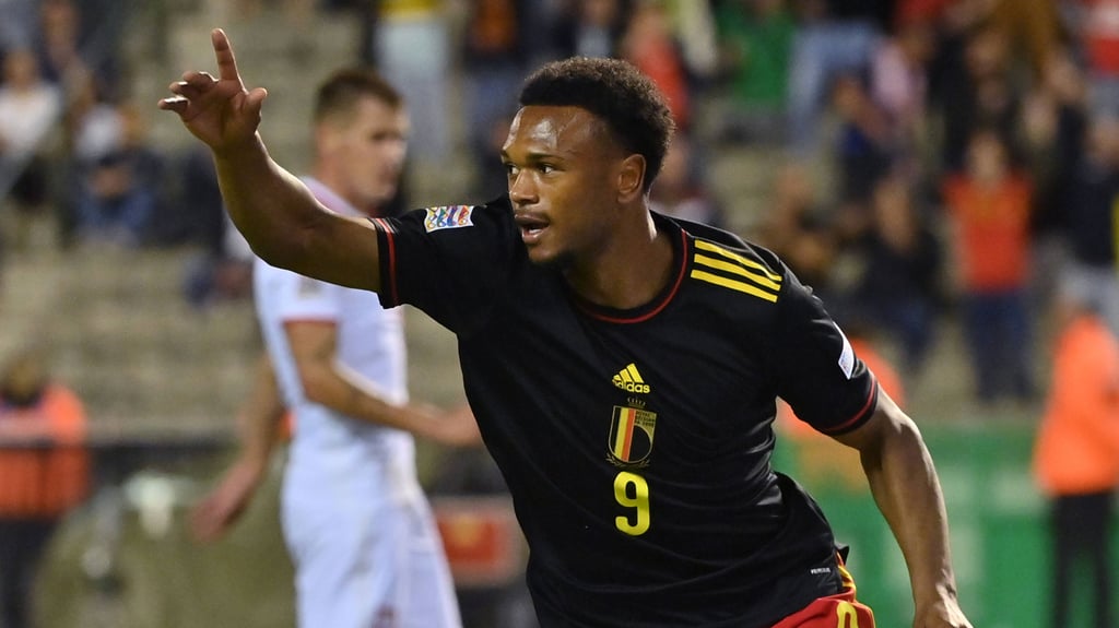 Openda im Einsatz für die belgische Nationalmannschaft.