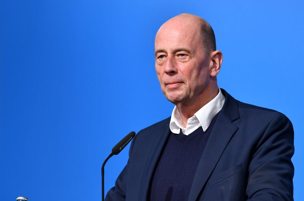 Wolfgang Tiefensee (SPD), Minister für Wirtschaft, Wissenschaft und Digitale Gesellschaft von Thüringen, spricht.