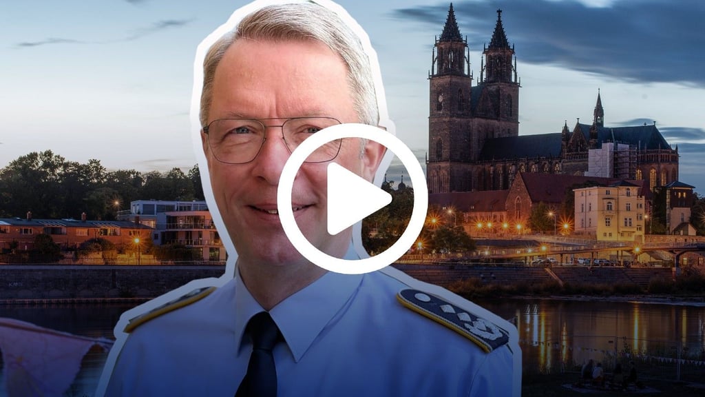 Oberst Bernd Albers ist seit zwei Jahren ein Magdeburger und hat sich sofort in die Stadt verliebt.