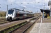 Abellio-Züge in Eisleben an der Strecke Halle-Kassel, die immer wieder von Ausfällen betroffen ist.