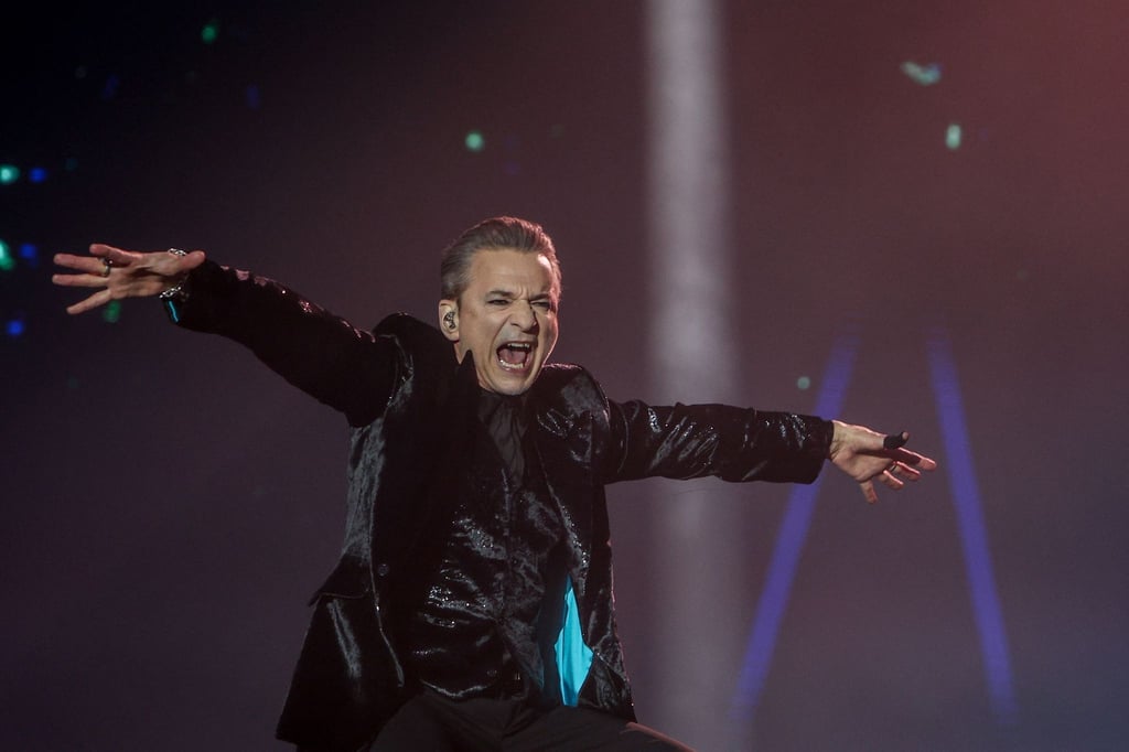 Dave Gahan mit seiner Band Depeche Mode beim Festival Primavera Sound Madrid 2023.