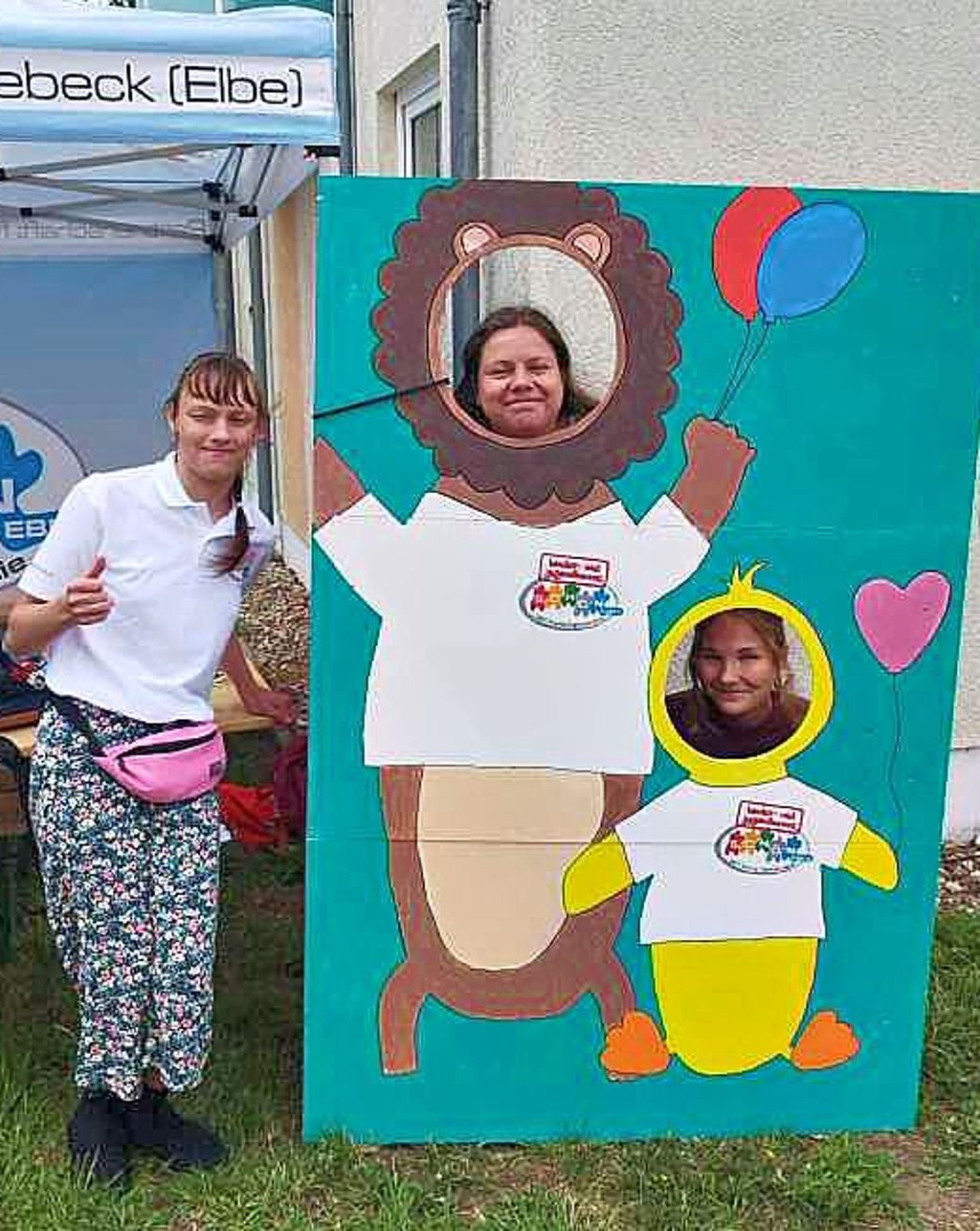 Der Kinder- und Jugendbeirat beim Mieterfest der WBG.