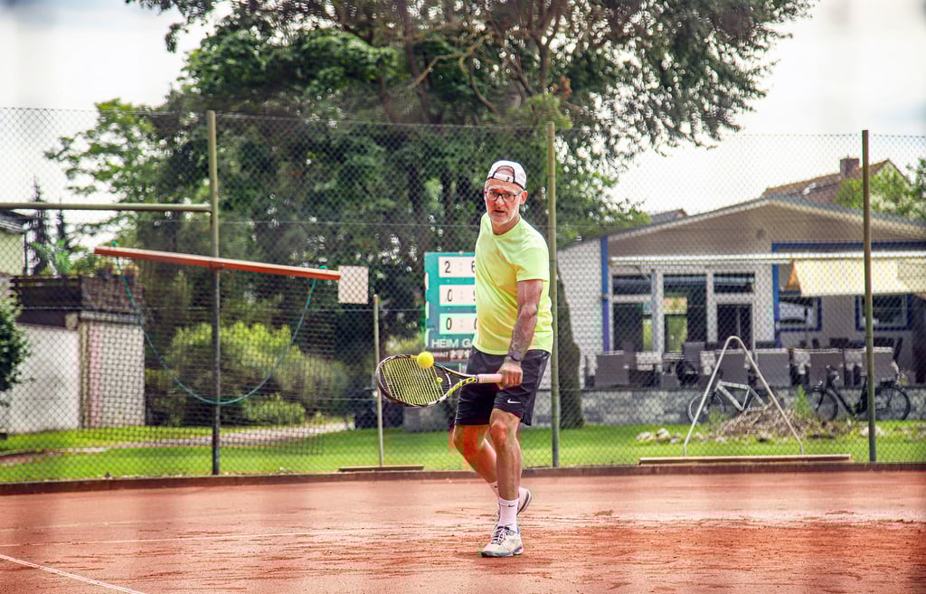 Dietmar Freihube ist der Präsident vom TC Wittenberg und Ost-Liga-Spieler.