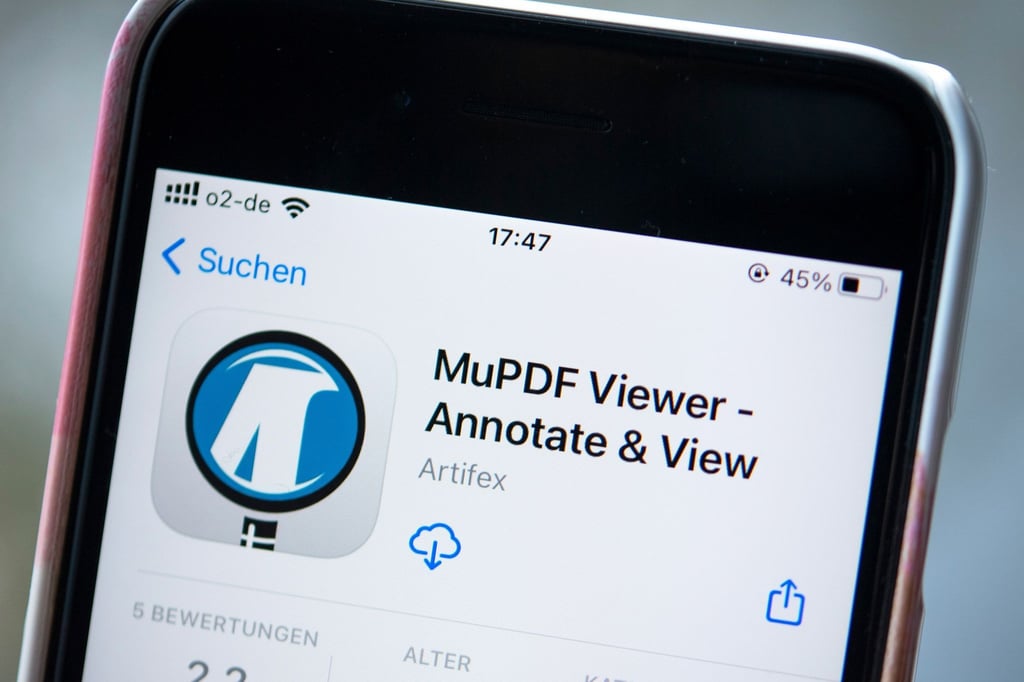 Ob iPhone oder Androide: Der MuPDF-Viewer ist in beiden Welten zu Hause.