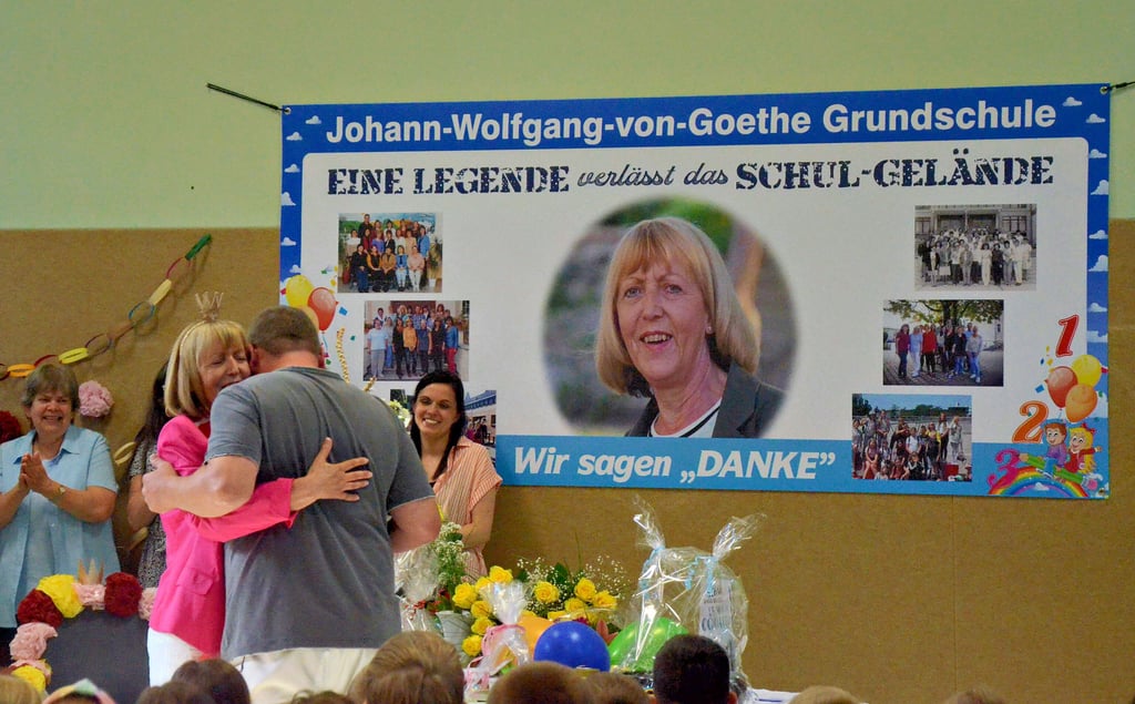 Heike Härtge von der Goethe-Schule in Staßfurt wurde in den Ruhestand verabschiedet.