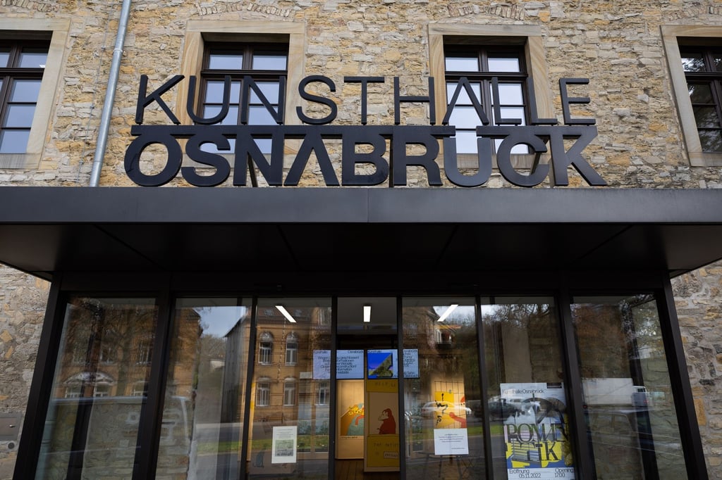 Blick auf den Eingang der Kunsthalle Osnabrück.