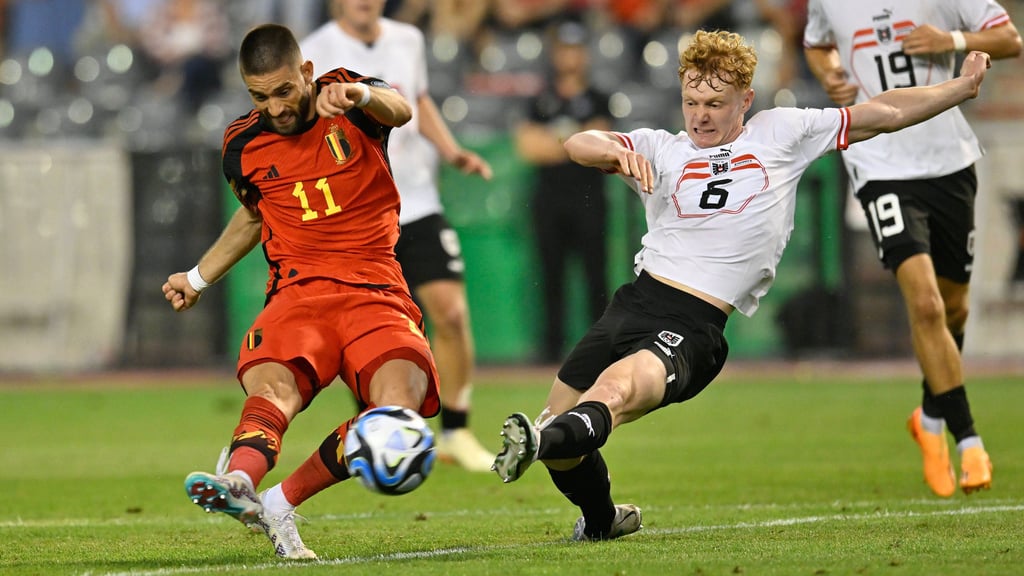 Immer voller Einsatz: Nicolas Seiwald im Länderspiel gegen Belgien.