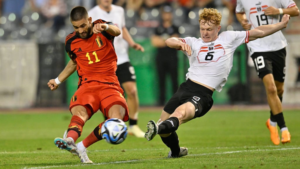 Immer voller Einsatz: Nicolas Seiwald im Länderspiel gegen Belgien.