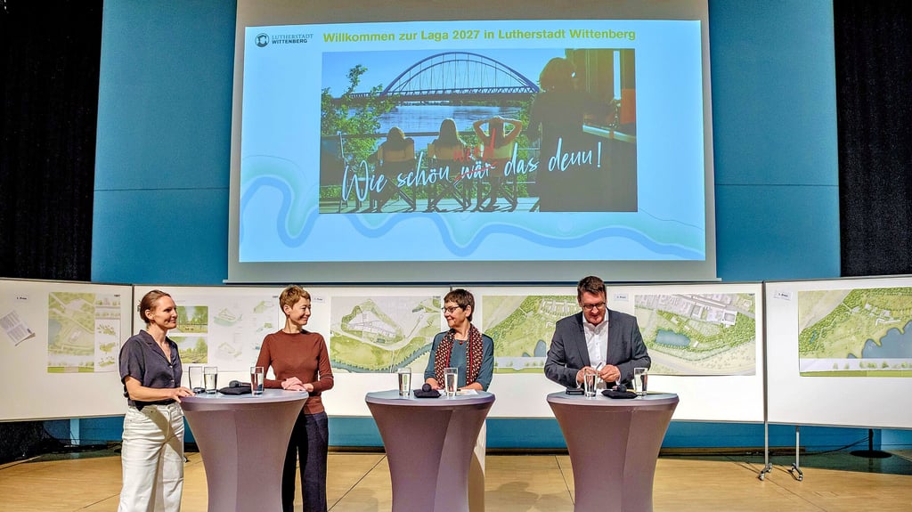 Im Wittenberger Stadthaus sind am Mittwoch die Landesgartenschau-Preisträger bekanntgegeben worden, die mit ihren Entwürfen beim landschaftsarchitektonischen Wettbewerb überzeugen konnten.