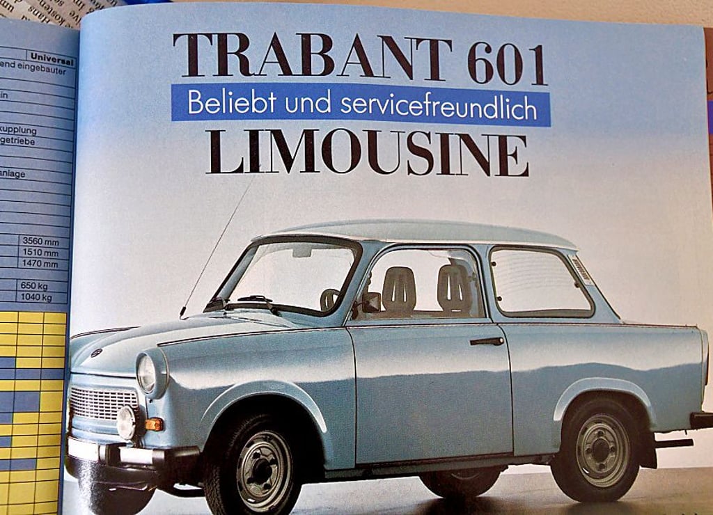 Der Trabant 601 im letzten GENEX-Katalog von 1989.