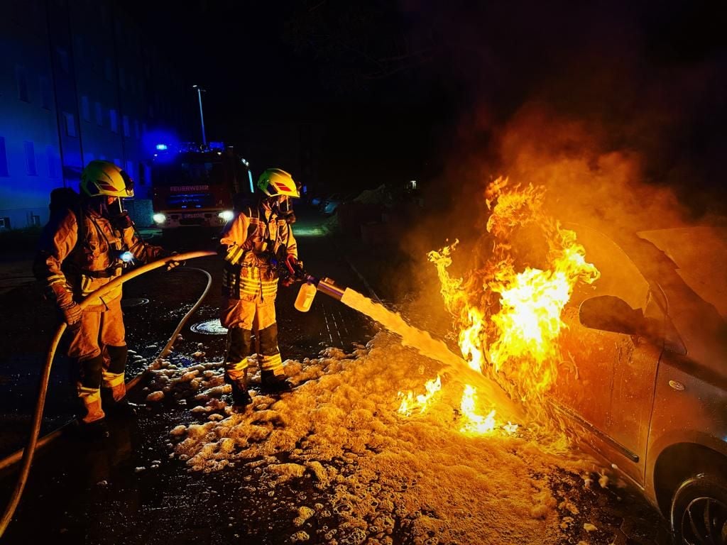 In Blankenburg hat ein Auto gebrannt.