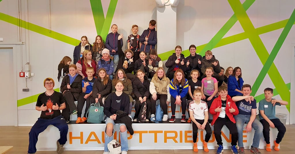 Vor allem sportliche Aktionen kommen bei den Kindern und Jugendlichen an.