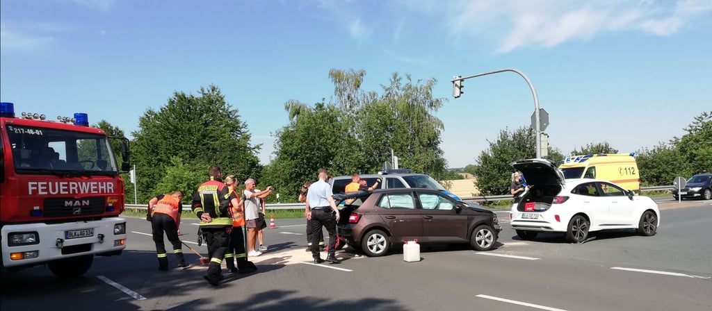 Umleitung nach Unfall mit zwei Verletzten bei Zeitz